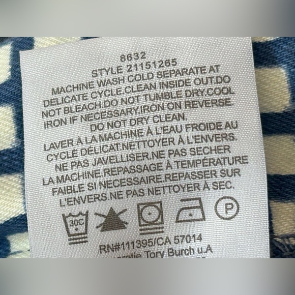 Tory Burch Blue Haven pants - Picture 7 of 9